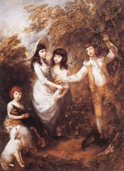 Thomas Gainsborough : The Marsham Children